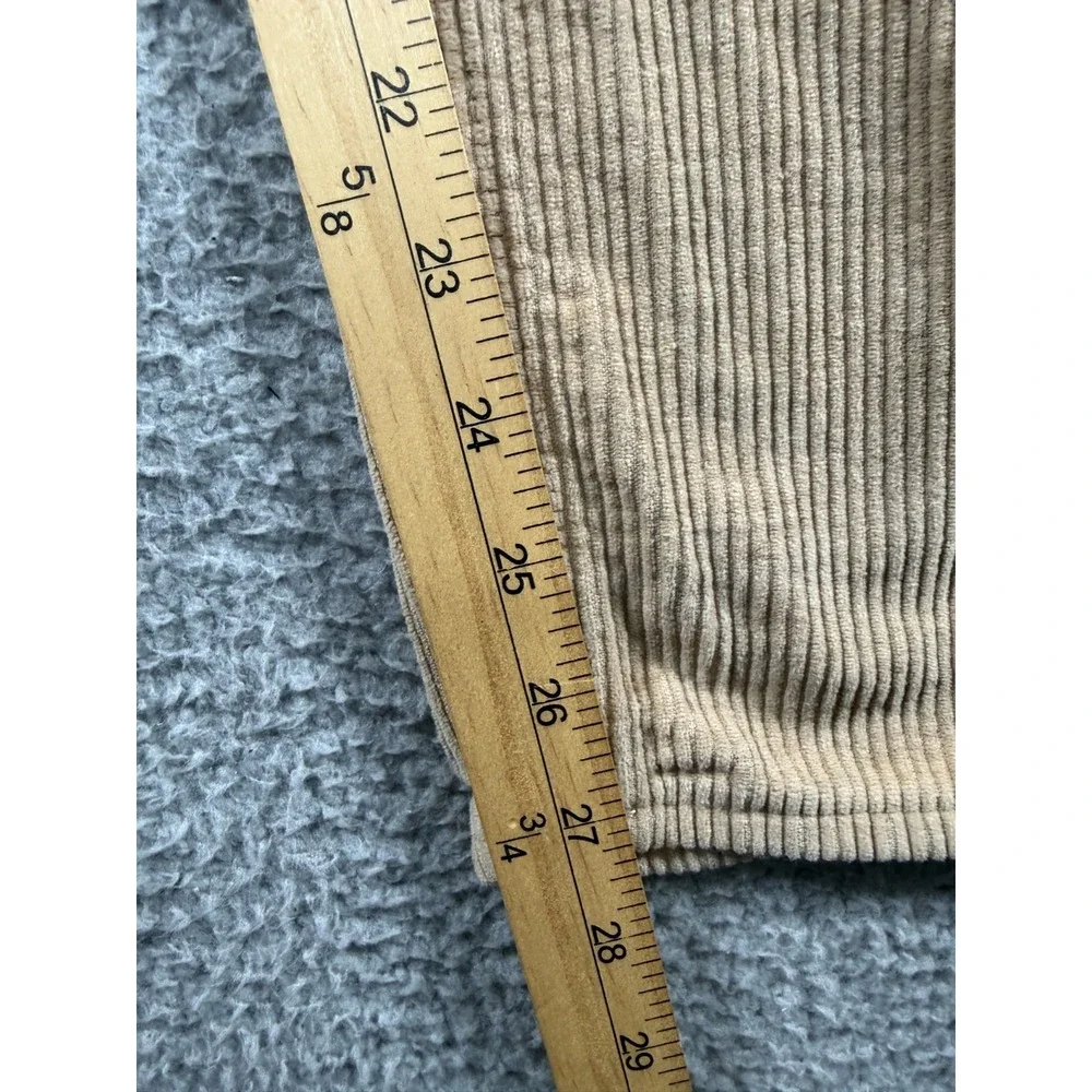 Empyre Relax Brown Khaki Corduroy Pants Mens 34x27 Skateboard Baggy Casual